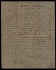 Letter from William W. Morrison to Major Thomas Sparrow 